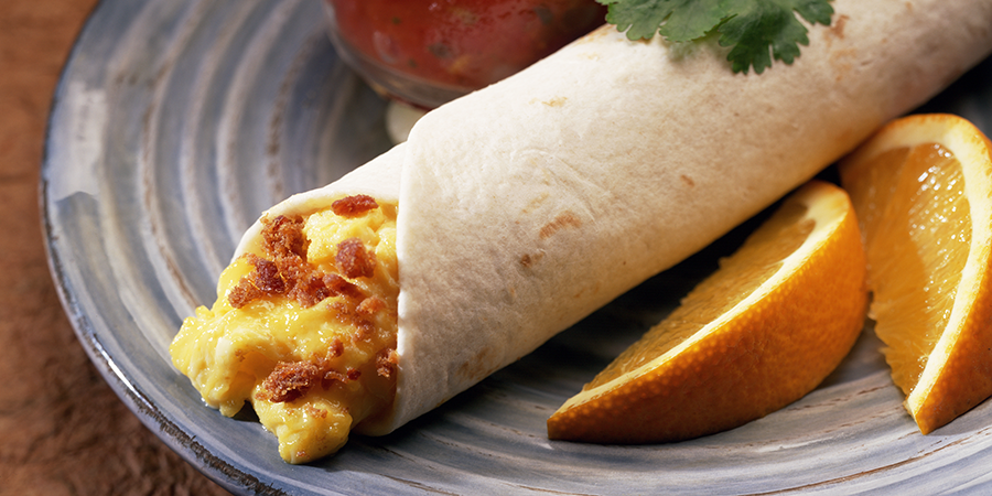 Breakfast Bacon Burrito