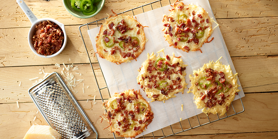 Cheese & Jalapeño Bacon Crispers