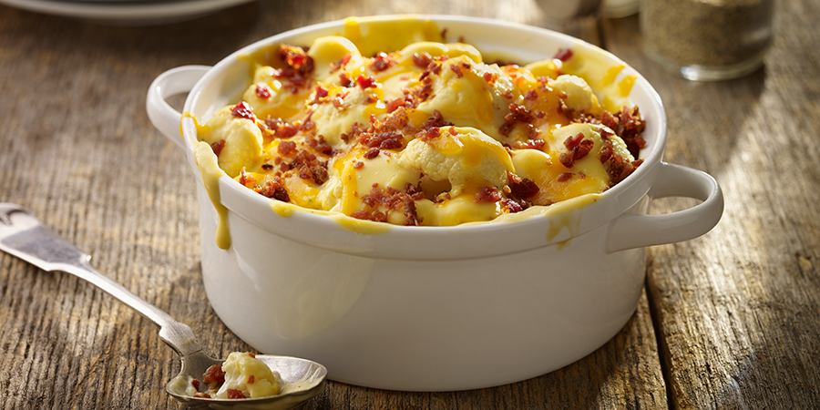 Cheesy Bacon Cauliflower