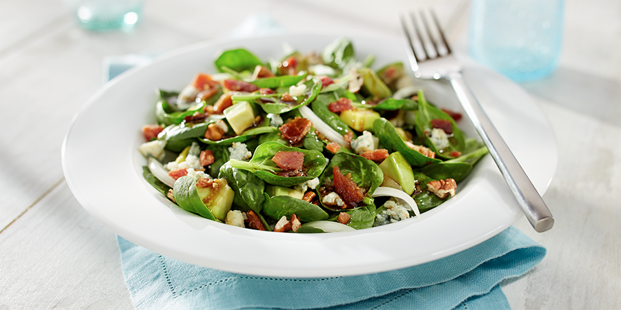 Loaded Spinach Salad