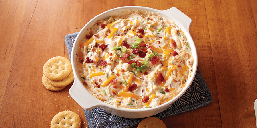 Warm & Cheesy Bacon Dip